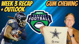 ASMR: ESPN Fantasy Football | Week 3 Recap and Team Outlook! - Gum Chewing & Whispering screenshot 3