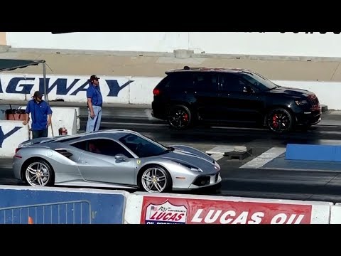 jeep-trackhawks/srts-vs-ferrari-488-vs-hellcats---drag-race