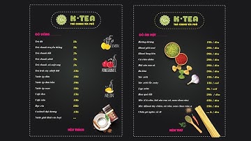 THIÊT KẾ MENU QUÁN CÓC | BIGME HN