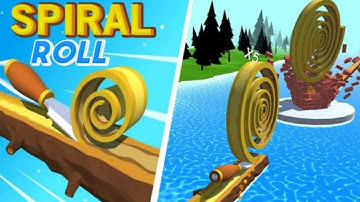Spiral Roll Game : All Levels Gameplay Walkthrough Android,iOS NEW UPDATE