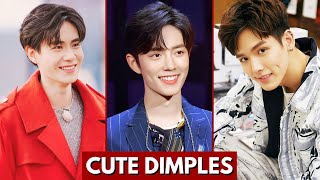 TOP CHINESE ACTORS WITH LOVELY ATTRACTIVE DIMPLES | HANDSOME CHINESE ACTORS #kdrama