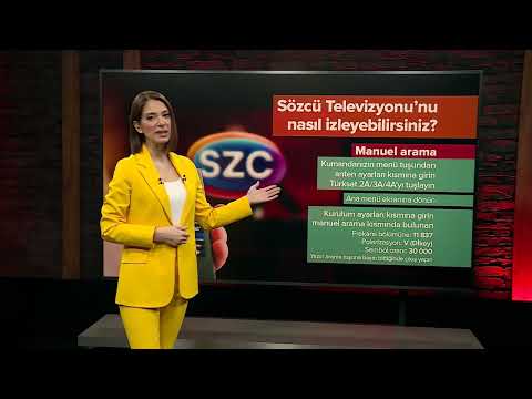 İşte SÖZCÜ TV Uydu Frekans Kanal Ayarlama Adımları