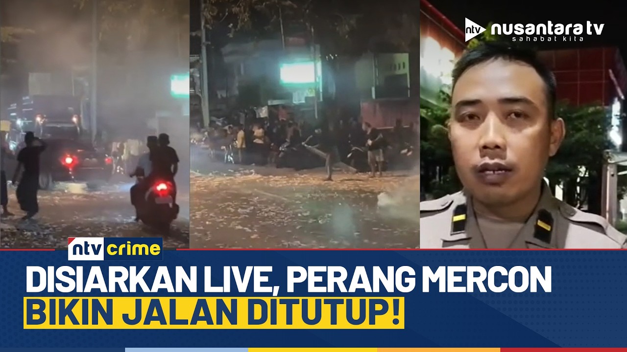 Aksi Perang Mercon di Bangkalan Menutup Akses Jalan Utama Antar Kabupaten | NTV CRIME