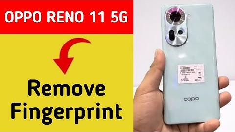 OPPO Reno 11 5G me fingerprint kaise hataye, how to remove fingerprint lock in OPPO Reno 11 5G