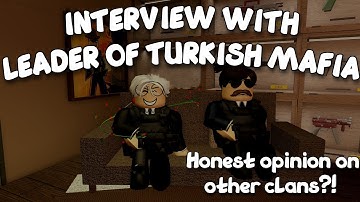 Interview with LEADER of TURKISH MAFIA| Roblox Anomic.