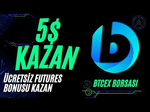 ÜCRETSİZ 5$ DOLAR FUTURES BONUSU KAZAN BTCEX YENİ KULLANICI ÖDÜLLERİ DOLAR KAZAN #kripto#airdrop#btc