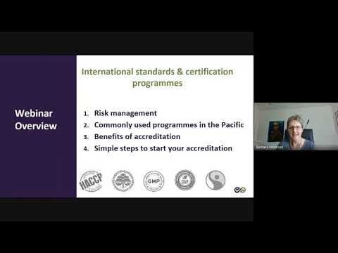 International standards and certification programmes
