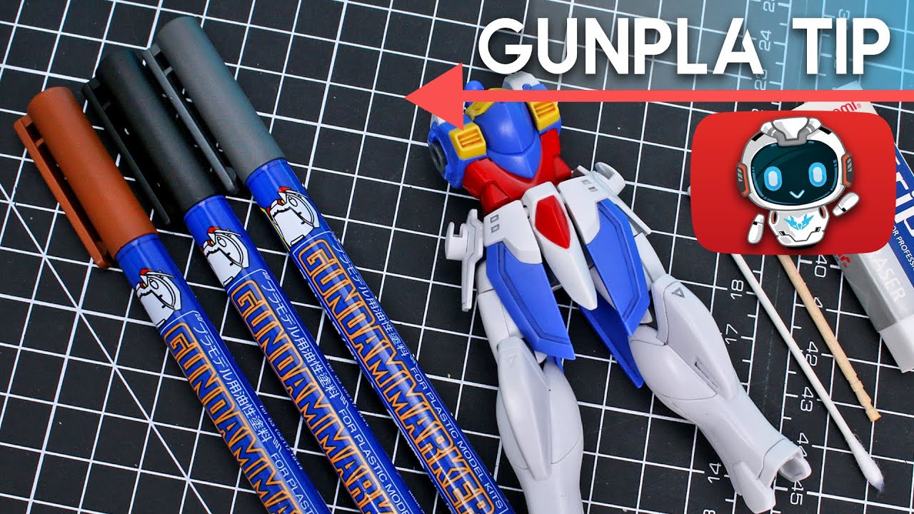 Gundam Marker Panel Liners Review - Hobby Clubhouse  GSI Creos Mr Hobby  Gundam Model Gunpla Tools 