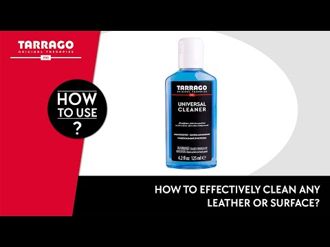 How to effectively clean any leather or surface? - Tarrago Universal Cleaner ✨