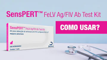 Como é feito o exame de FIV e FeLV?