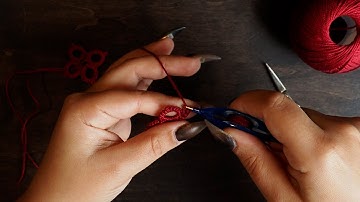 Shuttle Tatting Tips: How To Make A Folded Join