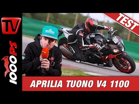 Aprilia Tuono V4 1100 Factory Test Rennstrecke - Fahrfreude pur! Aprilia Tuono V4 1100 Factory Test Rennstrecke - Fahrfreude pur!