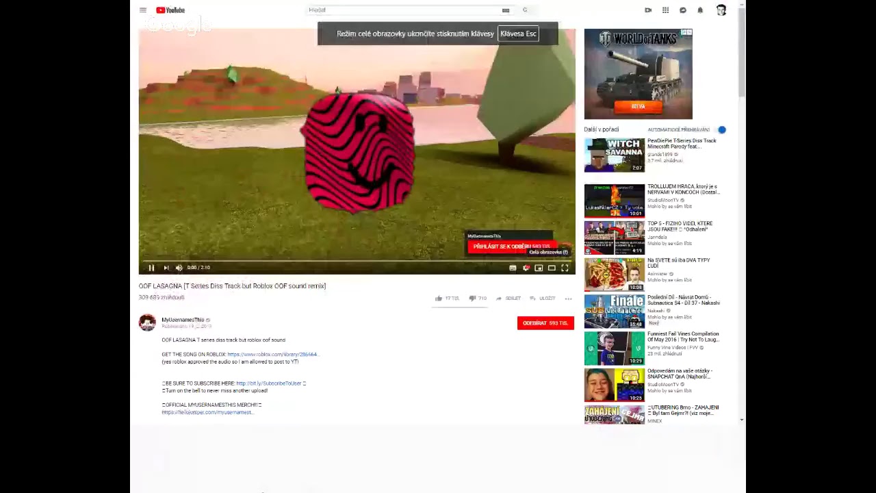 Bitch Lasagna With Roblox Oof Youtube - bitch lasagna roblox song id