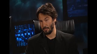 1999 Keanu Reeves and Carrie-Anne Moss / The Matrix / Interview