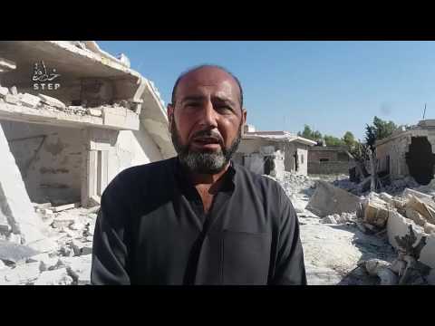 خطوة من بين الركام في حلب رجل مسن يرثي الإنسانية في العالم