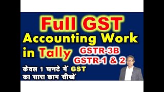 Full GST Accounting Work in Tally | GSTR3B Return by Tally ERP9 | GSTR1 Return by Tally| screenshot 5