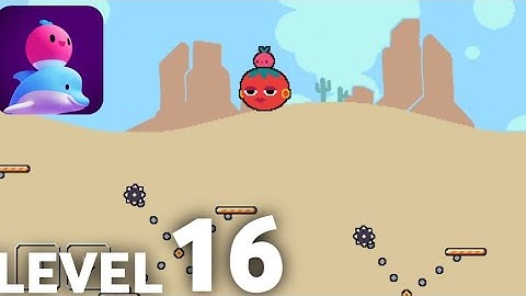 Dadish 3 Walkthrough Gameplay Level 16 - POLVUJO DESERT (Android, iOS)
