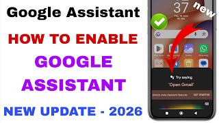 Google Assistant Kaise Chalu Kare (New Update) | Google Assistant Kaise Turn On Kare