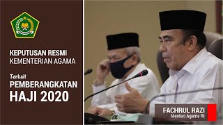 Download lagu Keputusan Resmi Menteri Agama RI, terkait Haji 2020