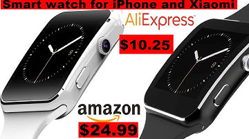 Smart watch for iPhone and Xiaomi Review by aliexpressproductreview