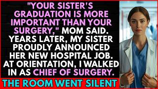 My Parents Chose My Sister's Graduation Over My Surgery—Now She Works In My Hospital