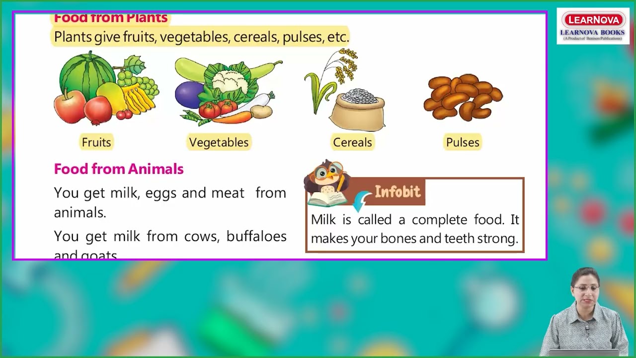 Ch 8 | Benison publications | Science | Class 1 | Food : Body Fuel | For children