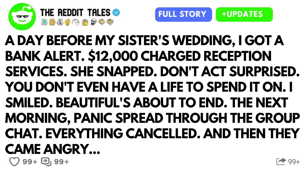 За день до свадьбы сестры я получил банковское уведомление. С меня взяли 12 000 долларов за услуг...