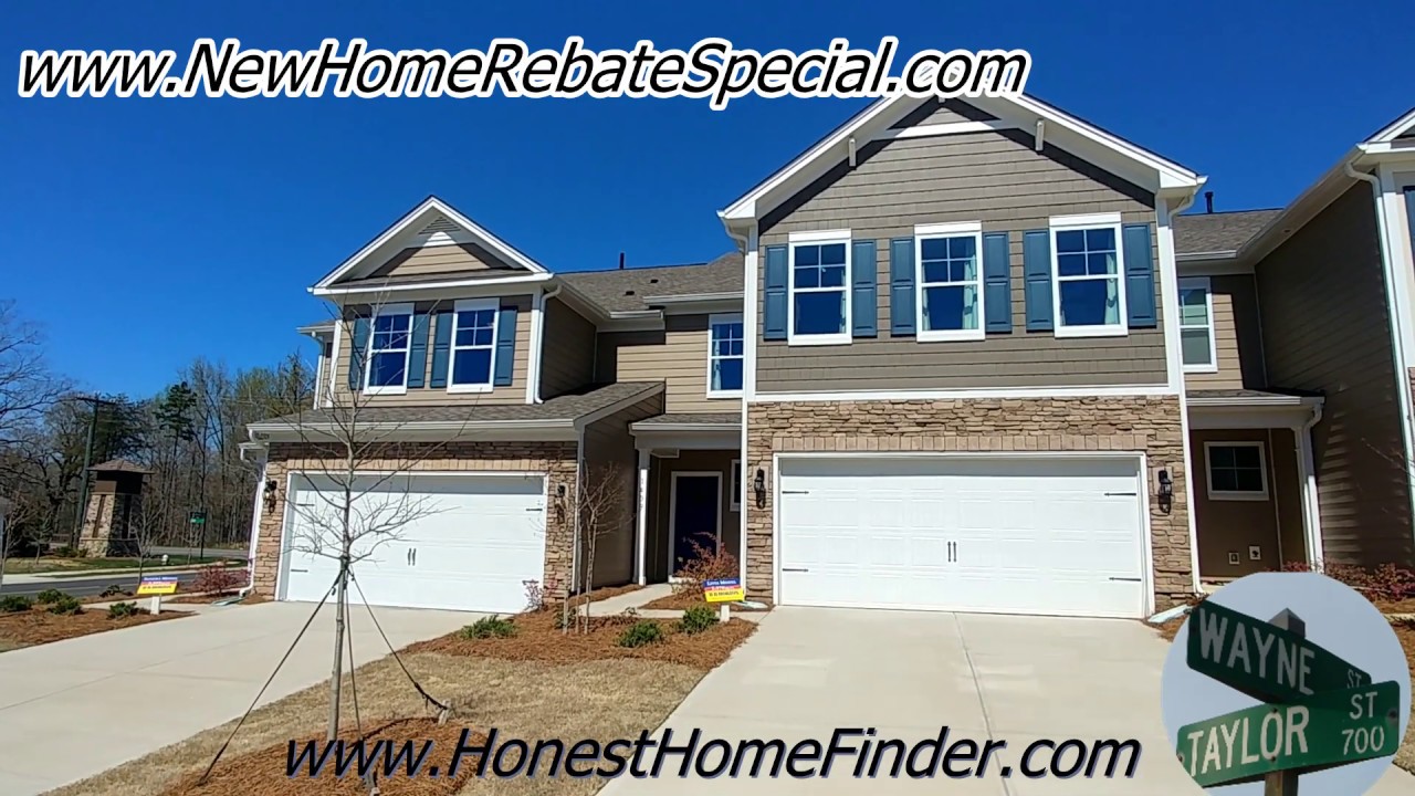 Avondale Townhomes Livia floorplan DR Horton YouTube