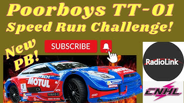 TT-02 Poorboys 2023 speed run Challenge! #rc #rccar #rc #speedrun #speed #fast @poorboysrc