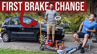 NonCar Guy Changes Brakes For The First Time