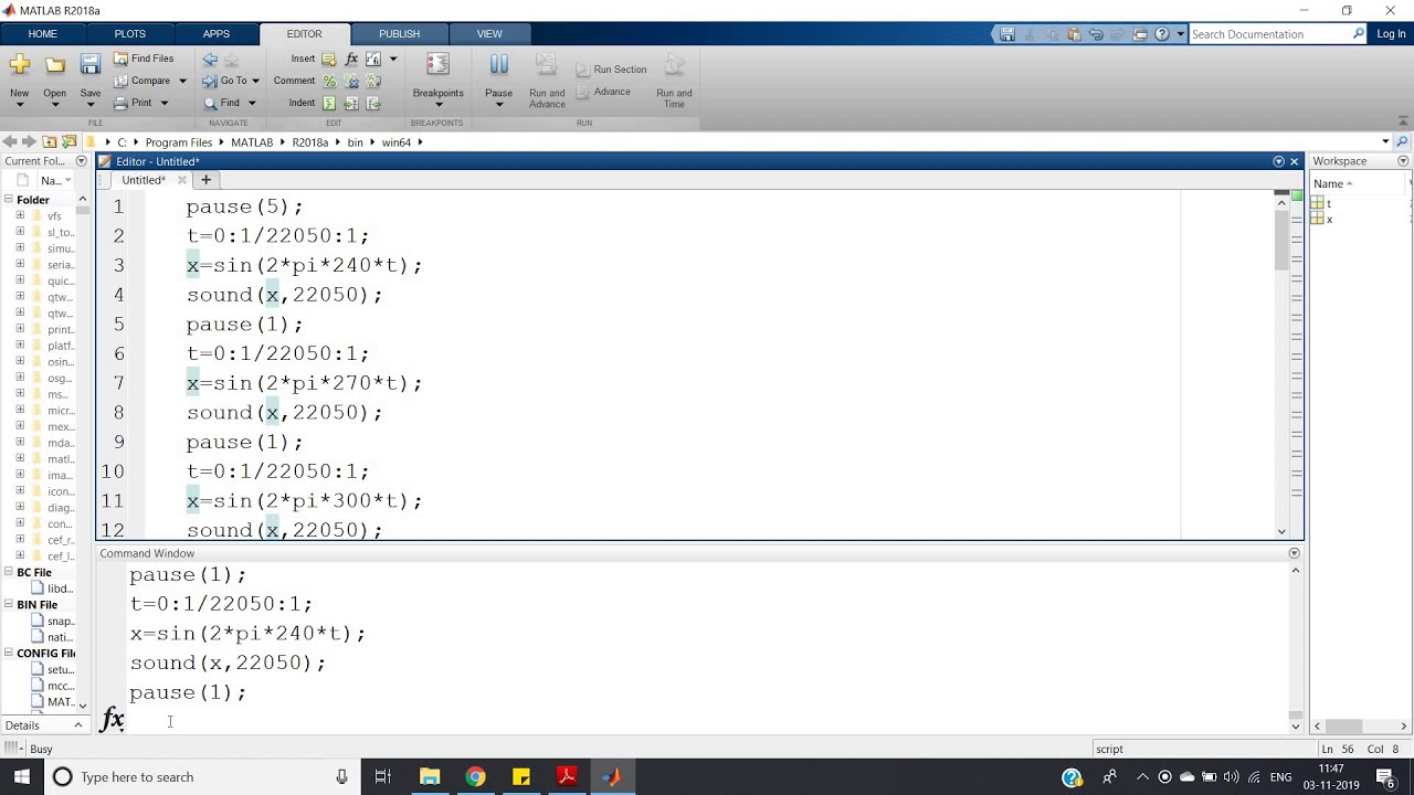 SaReGaMaPaDhaNi in MATLAB | Make Music with Code - YouTube