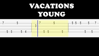 Vacations - Young Easy Ukulele Tabs Tutorial