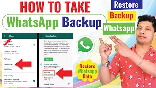 how to backup whatsapp message I restore whatsapp backup | whatsapp backup