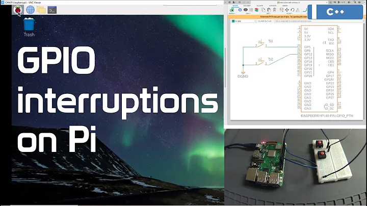 onPi - GPIO interruptions in Python and C++ on a Raspberry PI