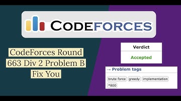 CodeForces Round #663 (Div. 2) Problem B Solution: Fix You