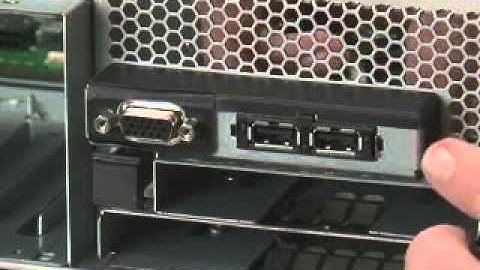 IBM System x3690 X5 - FRU - Remove USB Video Cable