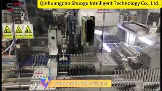 Automatic cell stringer#solarpanelproductionline #solarpanel