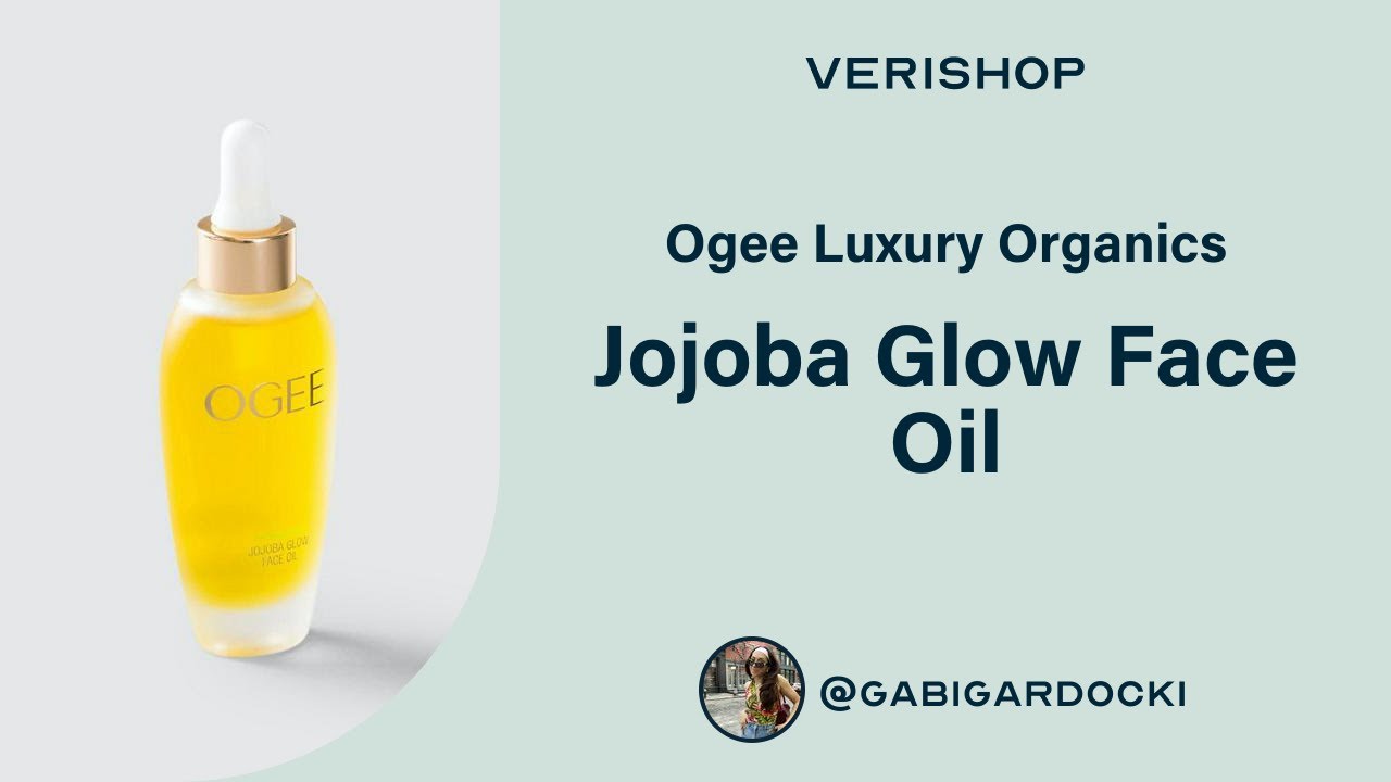 Ogee Luxury Organics Jojoba Glow Face Oil Review YouTube