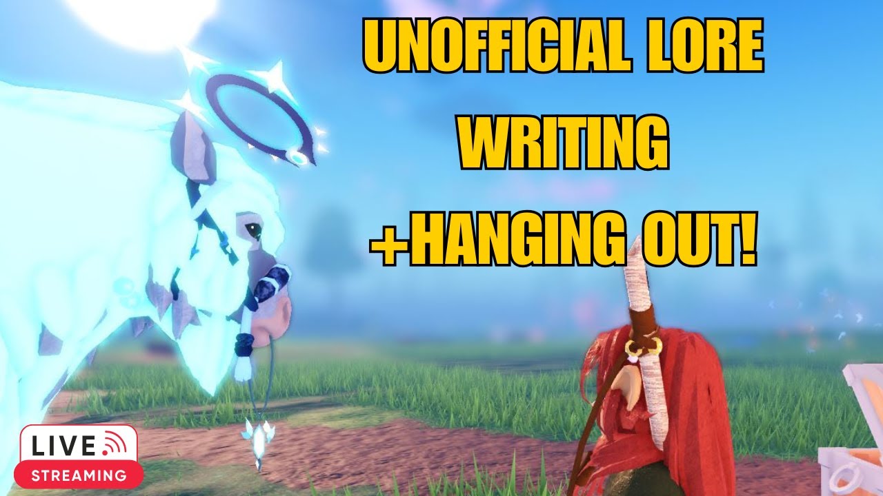 UNOFFICAL LORE WRITING+ HANGING OUT! Horse life - YouTube