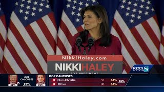 Nikki Haley speaks in Des Moines after third-place finish in Iowa caucuses