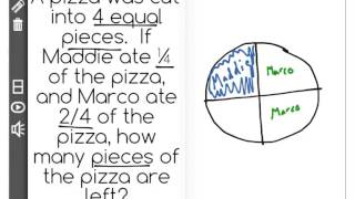 [4.NF.3b-1.0] Decomposing Fractions - Common Core Standard - Word Problem