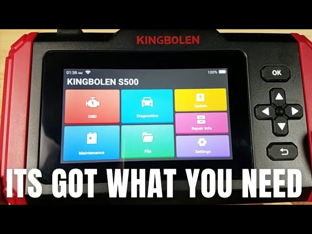 KINGBOLEN S500 Scan Tool. FIX YOUR OWN CAR AT HOME. 