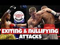 Defensive  offensive exits  smother  nullify attacks  mcleod scott boxing