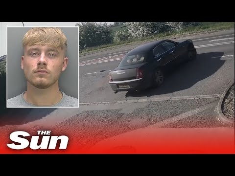 Watch sick moment hit and run driver flees scene of crime in Ely, Cambridgeshire
