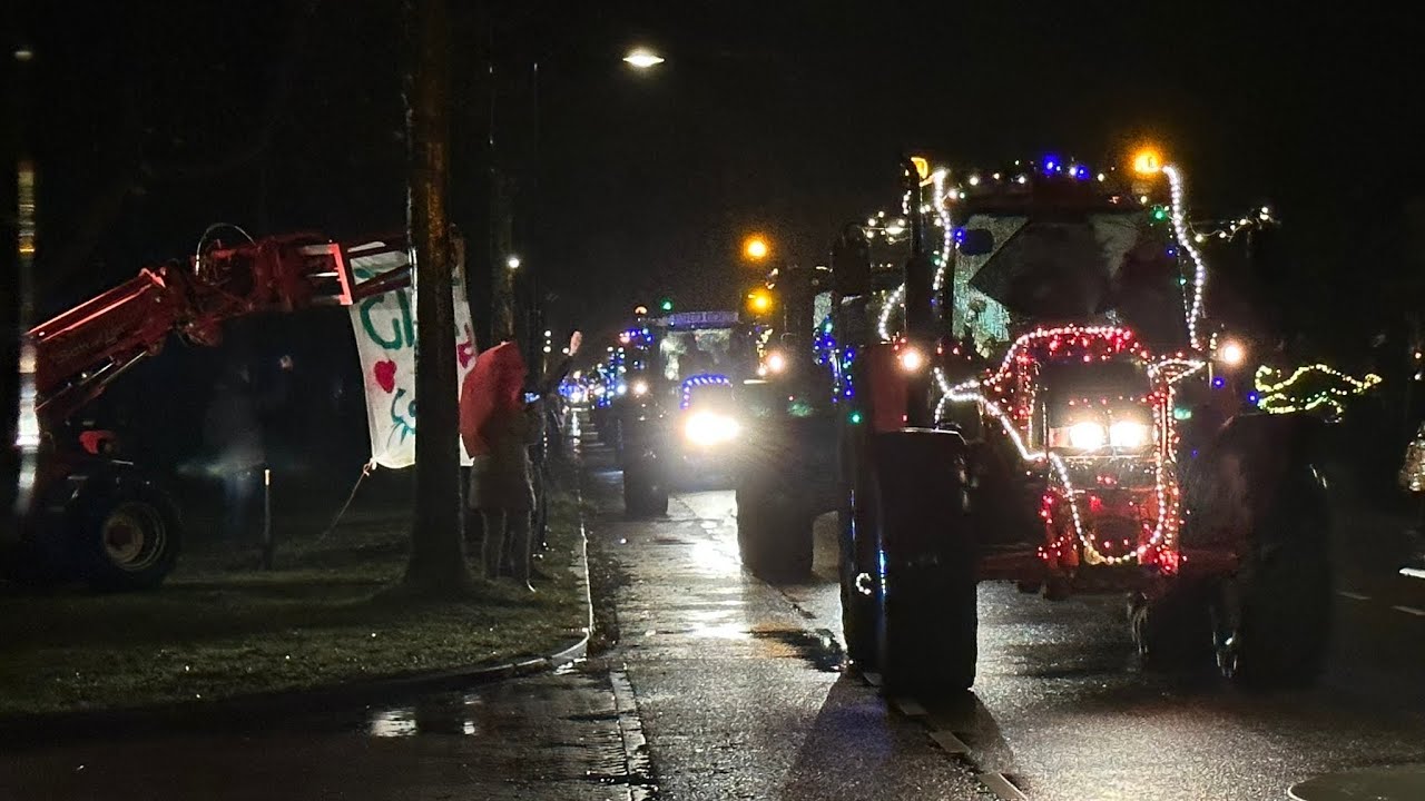 Tractor parade lichtjesparade Weesp Nederhorst den Berg s Graveland 