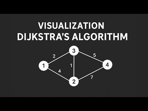 🔎 Dijkstra’s Algorithm Explained with Visualization | Shortest Path in Graphs