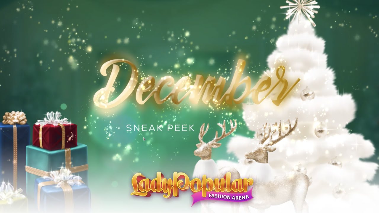 Lady Popular 🎁 Dec. Sneak Peek: NEW Holiday Outfits & Event!