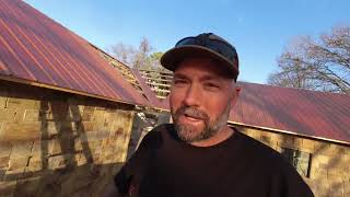 Concrete Homestead House gets a color changing roof ep 07