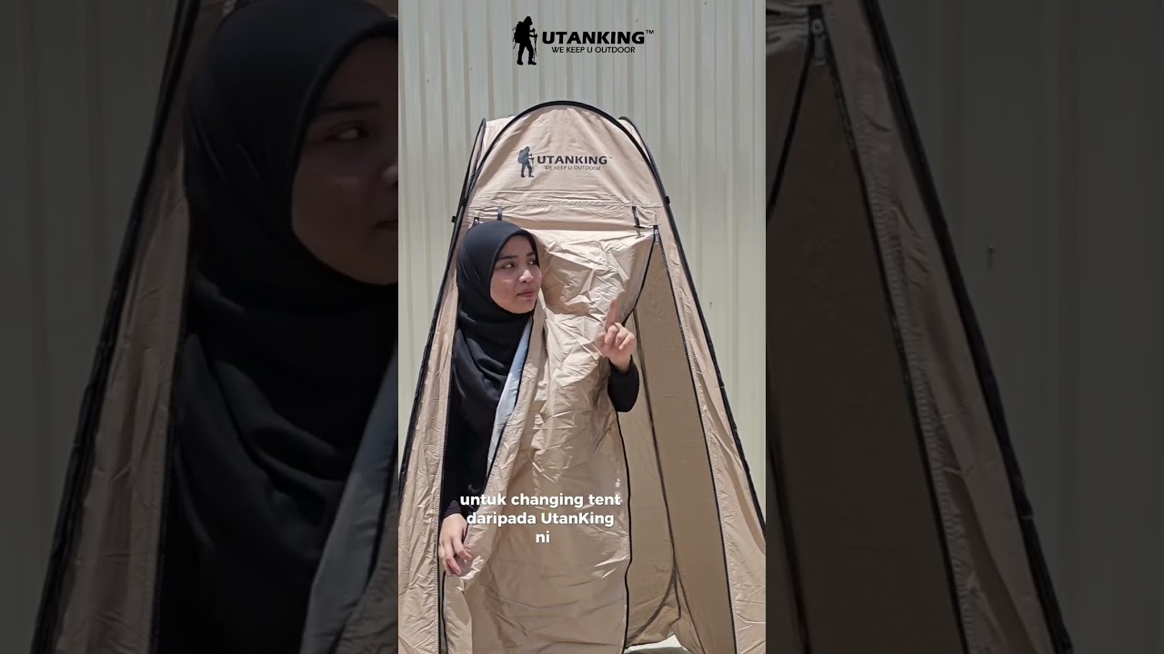 Ini untuk cara buka & tutup changing tent 