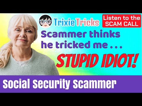 Scammer HATES Being Called an Idiot!!  | Trixie Tricks Scammers